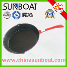 24-30cm Carbon Steel Enamel Cooking Pot/Frying Pan/Baking Pan Skillet with Handle